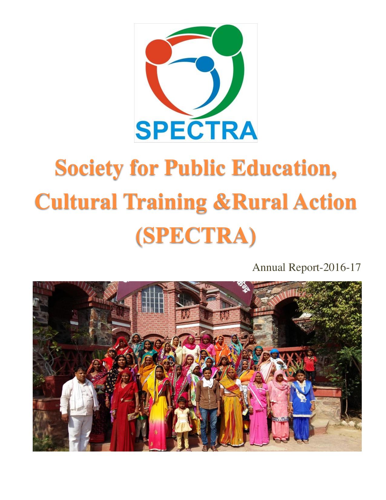 Spectra Annual Report- 2016-17
