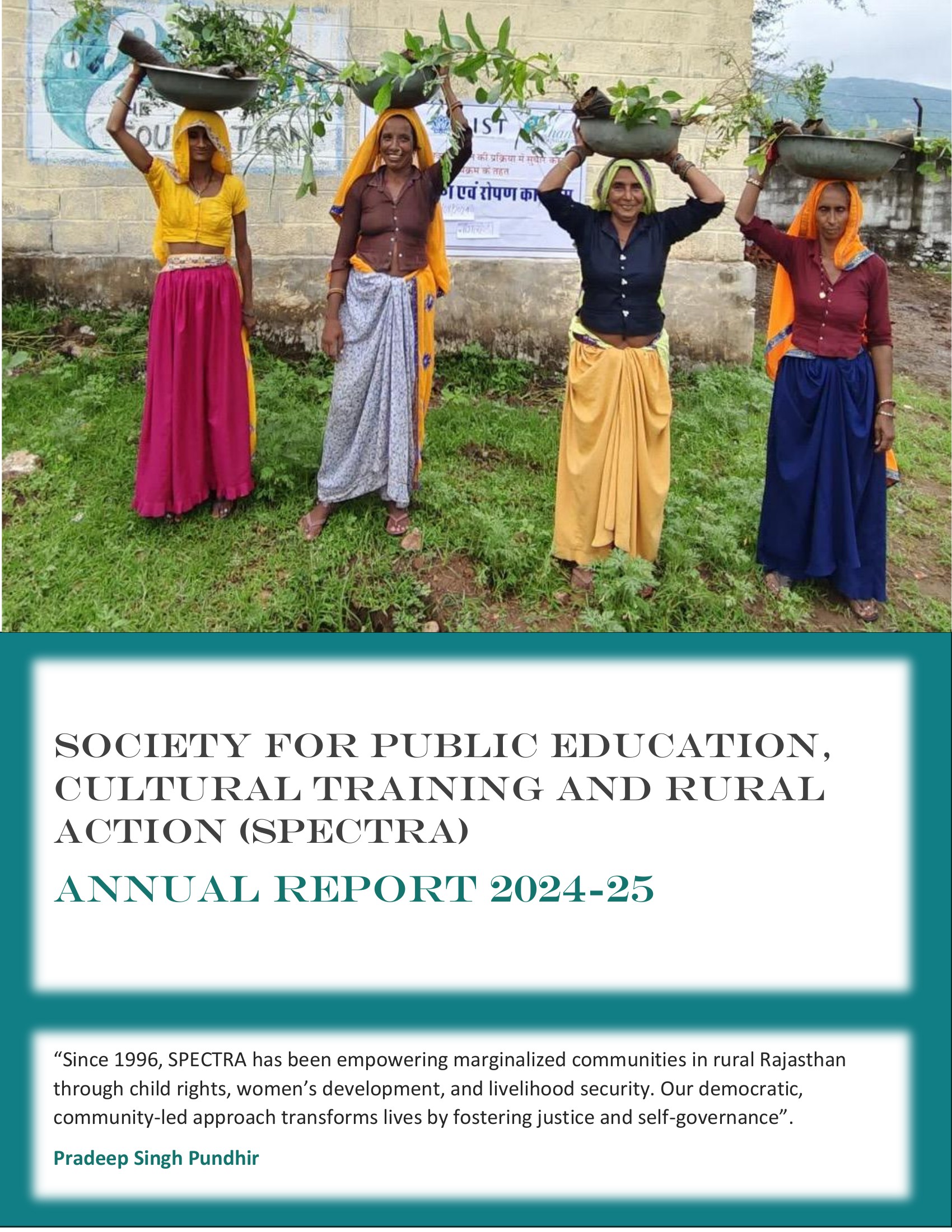 Spectra Annual Report- 2024-25